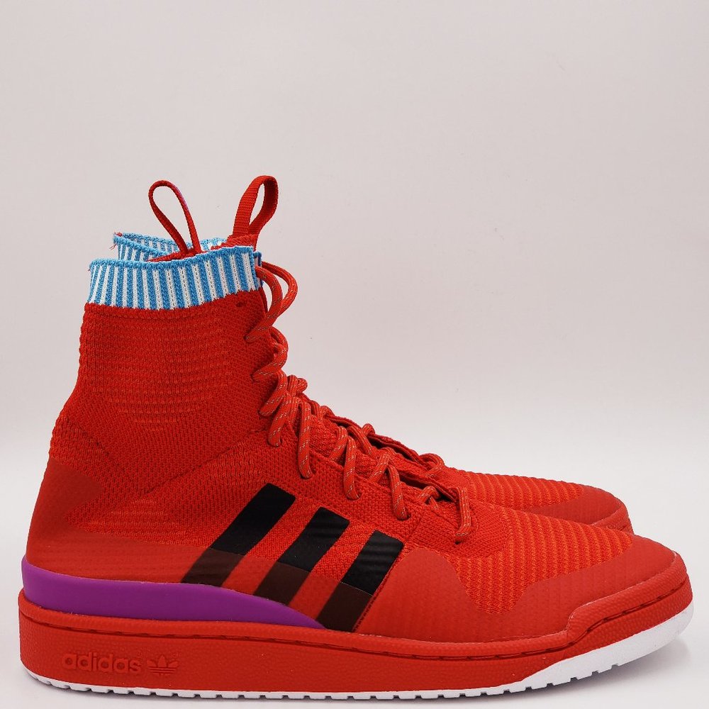 New! Adidas FORUM WINTER Knit Basketball Shoes - Picture 1 of 6